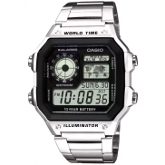 Reloj Casio AE-1200WH de Hombre Plateado para Juventud