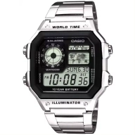 Reloj Casio AE-1200WH de Hombre Plateado para Juventud