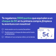 Vale de 5 euros para Decathlon