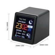 Reloj Inteligente WIFI con Mini Estación Meteorológica