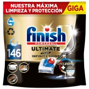 Pastillas para Lavavajillas Finish Ultimate Plus - 146 Unidades