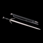Espada de acero Geralt de Rivia, 127.5 cm, con runas