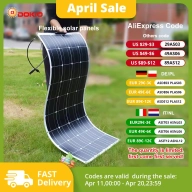 Panel Solar Flexible 200W 400W 100W Para Energía Portátil