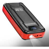 Power Bank 27.000 mAh, Carga Rápida USB C 22.5W PD QC
