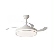 Ventilador de techo LOVANIA 1576 WH con palas retráctiles y LED.