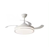 Ventilador de techo LOVANIA 1576 WH con palas retráctiles y LED.
