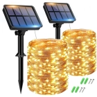 Guirnaldas de Luces Solar para Exterior (2 Paquetes)