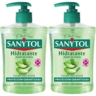 Aloe Vera y Té Verde - 2x Sanytol Jabón de Manos 500ml