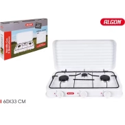 Hornillo de Gas 2 Fuegos con Tapa ALGON