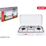 Hornillo de Gas 2 Fuegos con Tapa ALGON