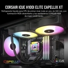 Refrigeración Corsair iCUE H100i RGB ELITE - Negro
