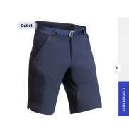 Pantalón corto de trekking Hombre Quechua MH500 transpirable