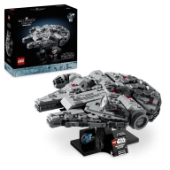 Halcón Milenario LEGO Star Wars 75375 con Base y Placa
