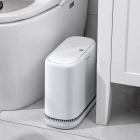 Basura baño 10L con tapa de empuje y absorción