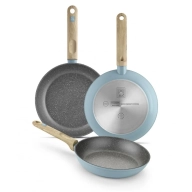 Set de Sartenes Nordik de Aluminio Forjado, 18-22-26 cm