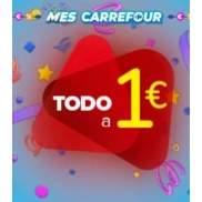 Supermercado Carrefour: Todo a 1€