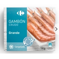 Gambón grande crudo Carrefour, 2 kg