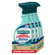 Limpiador desinfectante Sanytol para baños - Eucaliptus, 3L