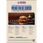 Menú Grupo Foster's Hollywood: Entrante, Principal, Postre y Bebida