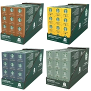 Cápsulas de Café STARBUCKS para NESPRESSO - 120x Variedades