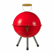 Barbacoa Thinia Home Rojo Ø35,5x46cm de Carbón Village.