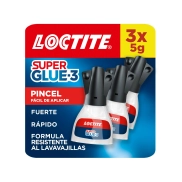 Pincel para Loctite Super Glue-3, Pack de 3 Tubos 5 g