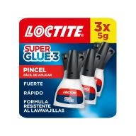 Pincel para Loctite Super Glue-3, Pack de 3 Tubos 5 g