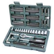 Maletín Mannesmann M29166 - 130 Pcs de Herramientas Completo