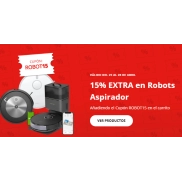 Ahorra 15% extra en Robot Aspiradores