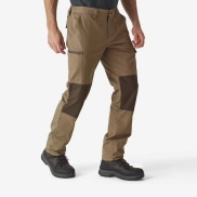 Pantalón Cargo Hombre Solognac Steppe 300 Multibolsillos Marrón