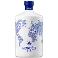 Ginebra premium Nordés, botella de 70 cl.