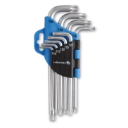 Juego de 9 llaves Torx para herramientas mecánicas