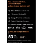 Todo el Fútbol: Fibra, línea móvil ilimitada y streaming