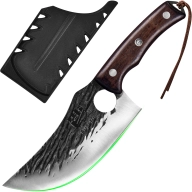 Cuchillo Chef BBQ Fullhi de Acero al Carbono con Funda