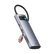 Adaptador Baseus USB C 7 en 1 con HDMI 4K y PD 100W