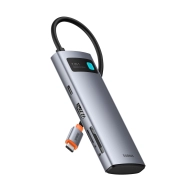 Adaptador Baseus USB C 7 en 1 con HDMI 4K y PD 100W