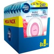 Ambipur Eliminador de Malos Olores en Baño, Fragancia Floral