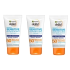 Delial Advanced Facial SPF 50+ - 3 x 50ml Sensitivo