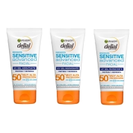 Delial Advanced Facial SPF 50+ - 3 x 50ml Sensitivo