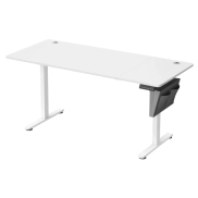 Escritorio Regulable en Altura Blanco 70x160cm Eléctrico