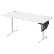 Escritorio Regulable en Altura Blanco 70x160cm Eléctrico