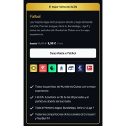 Dazn Fútbol: Oferta 12 meses por 9,99€/mes