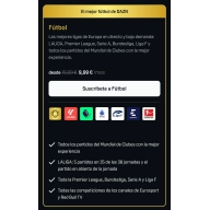 Dazn Fútbol: Oferta 12 meses por 9,99€/mes