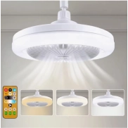 Ventilador de techo LED, 3 velocidades y enchufe E26/E27