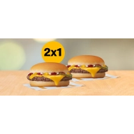 Cheeseburguer 2x1 en McDonald's: Just Eat acumula descuentos
