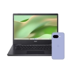 Smartphone Android Google Pixel 9a Lila 128GB + Acer Chromebook 314