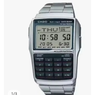 Reloj CASIO DATABANK con calculadora y batería de 10 años