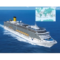 Crucero de 129 días alrededor del mundo 2026 desde Barcelona