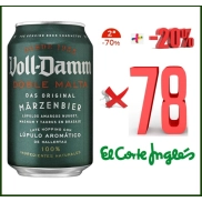 Voll-Damm Lata 33cl - Pack de 78 [0,5147€/lata]