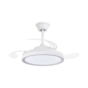 Ventilador de Techo Blanco con 3 Palas Retráctiles DC 30W